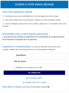 espace personnel isante